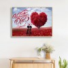 Love Valentine Day - Full Round Diamond - 30x40cm