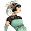 Lady - Full Round Diamond - 30x40cm
