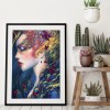 Peafowl Women - Full Round Diamond - 40x50cm