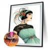 Lady - Full Round Diamond - 30x40cm
