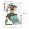 Lady - Full Round Diamond - 30x40cm