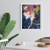 Peafowl Women - Full Round Diamond - 40x50cm
