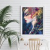 Peafowl Women - Full Round Diamond - 40x50cm