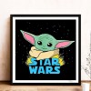 Yoda-Round Diamond-30x30CM