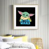 Yoda-Round Diamond-30x30CM