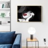 Sexy Beauty Diamond Full Round Drill Mosaic Wall Art Picture of Rhinestone