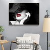 Sexy Beauty Diamond Full Round Drill Mosaic Wall Art Picture of Rhinestone