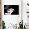 Sexy Beauty Diamond Full Round Drill Mosaic Wall Art Picture of Rhinestone