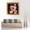 Pink Rose - Partial Round Diamond - 30x30cm