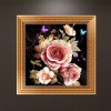 Pink Rose - Partial Round Diamond - 30x30cm