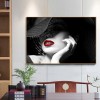 Sexy Beauty Diamond Full Round Drill Mosaic Wall Art Picture of Rhinestone