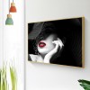 Sexy Beauty Diamond Full Round Drill Mosaic Wall Art Picture of Rhinestone