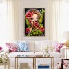 Cartoon Girl Doll - Full Round Diamond - 30x40cm