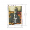 Cat  - Full Round Diamond - 30x40cm