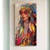 Aboriginal Women - Full Round Diamond - 45x85cm