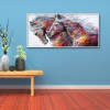 Colorful Skin Horses - Full Round Diamond - 80x40cm