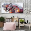 Colorful Skin Horses - Full Round Diamond - 80x40cm