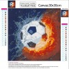 Football - Full Round Diamond - 30x30cm