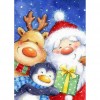 Santa Claus - Full Round Diamond - 30x40cm