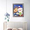 Santa Claus - Full Round Diamond - 30x40cm