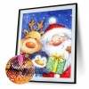 Santa Claus - Full Round Diamond - 30x40cm