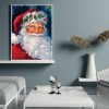 Santa Claus - Full Round Diamond - 30x40cm