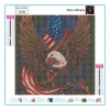 Eagle Flag - Full Round Diamond - 30x30cm