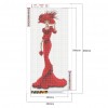 Lady In Red Dress - Full Round Diamond - 30*60cm