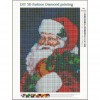 Santa Claus - Full Round Diamond - 40x30cm