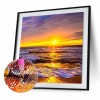 Sunset Seaside - Full Diamond Painting - 30x30cm