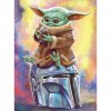 Yoda Cartoons - Full Round Diamond - 30x40cm