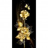 Gold Rose - Full Round Diamond Painting - 85x45cm