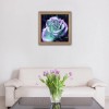 Glitter Flower - Full Diamond Painting - 30x30cm