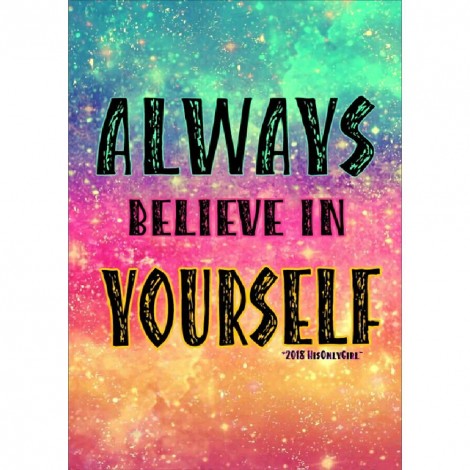 English Saying - Full Round Diamond - 30x40cm