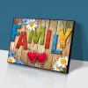 Family Board - Full Square Diamond - 50x40cm