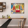 Family Board - Full Square Diamond - 50x40cm