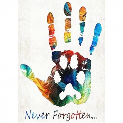 Forever Hand - Full Round Diamond - 40x30cm