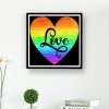 LOVE - Full Round Diamond - 30x30cm
