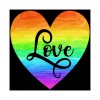LOVE - Full Round Diamond - 30x30cm
