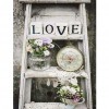 LOVE - Full Round Diamond - 40x30cm