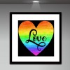 LOVE - Full Round Diamond - 30x30cm