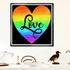 LOVE - Full Round Diamond - 30x30cm