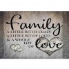 Family Christmas - Full Square Diamond - 50x40cm