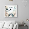 Lovers Hold Hands - Full Round Diamond Painting - 30x30cm