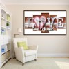 LOVE 5-pictures - Full Round Diamond - 95x45cm