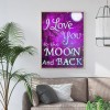 Purple LoveSet - Full Diamond Painting - 40x30cm