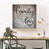 Family - Full Round Diamond - 40x40cm