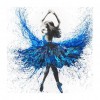 Novelty Ballet Dancer - Full Round Diamond - 30x30cm