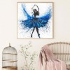 Novelty Ballet Dancer - Full Round Diamond - 30x30cm