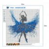Novelty Ballet Dancer - Full Round Diamond - 30x30cm